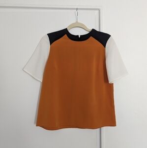 Midcentury Colorblock Blouse